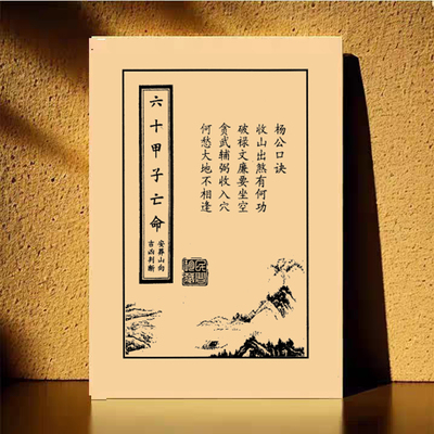民间传统文化好书推荐经典堪舆书籍六十甲子亡命