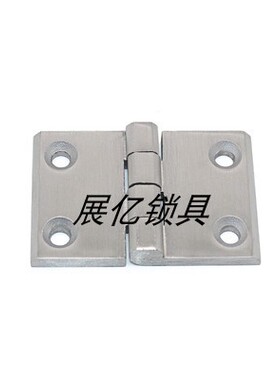 HT3145电柜箱门合页50*76*6加厚承重铰链 HL050-1不锈钢拉丝