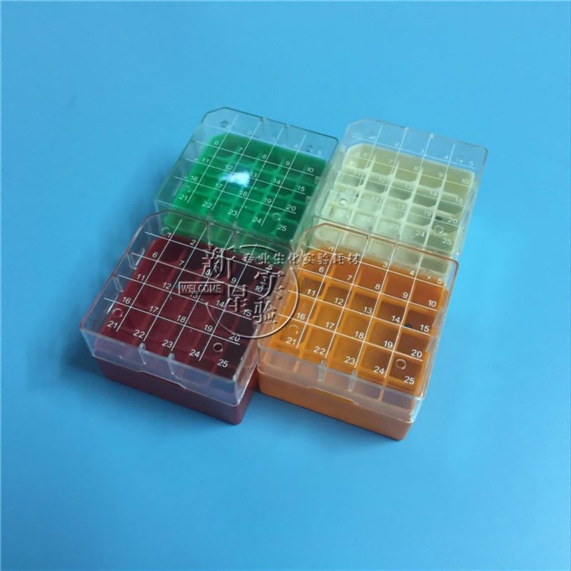 25格 1.8ml 2ml冷冻管盒 超低温PC材质冻存盒 可放在液氮罐,橡塑材料及制品,塑料盒/塑料箱/塑料柜,淘宝优惠券,粉丝福利购,淘宝优惠卷