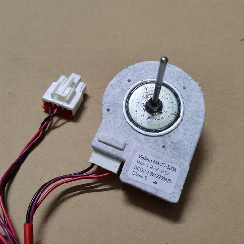 冰箱散热电机Welling MA00-520A 12V2w冷冻室散热风机