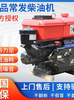 正宗常州常发柴油机CF175 176180 190CFZ12单缸水冷柴油机6 8马力