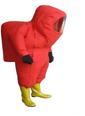 重型防化服全封闭防化服连体气密性液氨防护服化学耐酸碱防化服