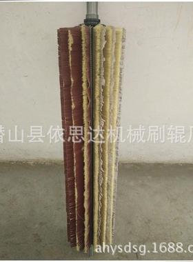 木工砂光刷实木曲面白坯油漆打磨剑麻白棕毛刷辊砂布条可更换