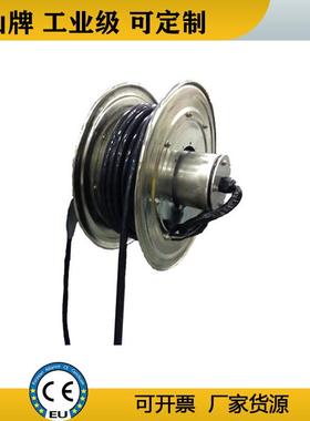 岸电码头电缆卷盘弹簧起重机叉车卷管器不锈钢工业移动机械伸缩盘