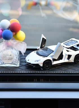 Z3E车载创意摆件车模型装饰新款兰博跑车中控台内饰高挡网红汽车