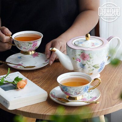 咖啡壶杯碟套具欧式小奢华英式下午茶杯精致高档骨瓷英式下午茶具
