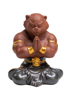 创意虎年老虎茶桌茶宠茶几摆件紫砂可养家居客厅酒柜X电视柜装饰