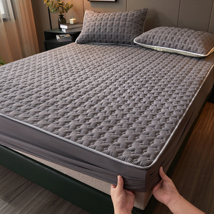 床笠单件夹棉床罩席梦思床垫防尘A保护套加厚防滑床单全包2022新