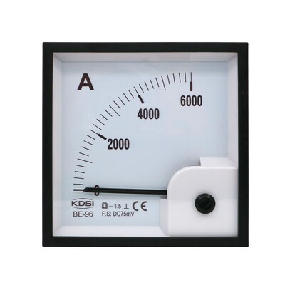 指针式直流电表BE-96 DC75mV 6000A 电流测量仪表 轨道设备用表