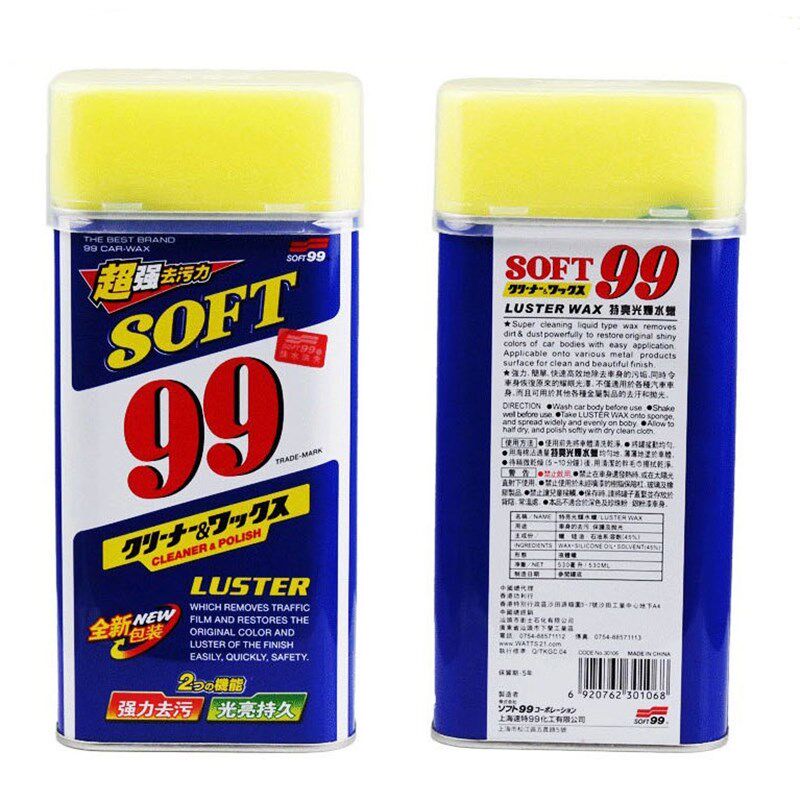SOFT99高级光辉水蜡99水蜡车蜡水腊去污蜡抛光蜡擦水龙头保养油