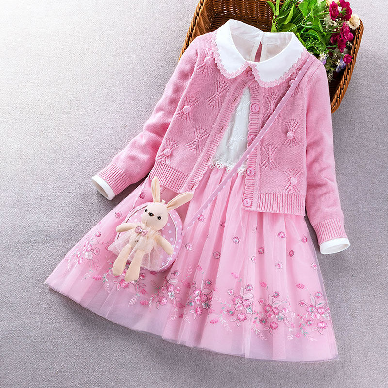 女童秋款长袖公主裙连衣裙两件套洋气小女孩儿童2025春秋新款时髦,童装/婴儿装/亲子装,连衣裙,淘宝优惠券,粉丝福利购,淘宝优惠卷