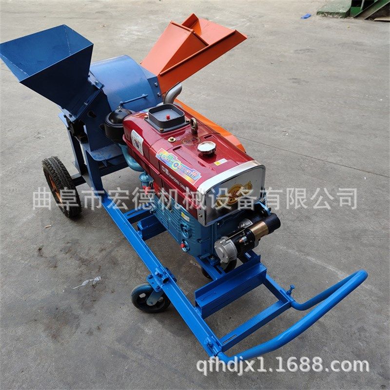移动式树枝粉碎机 果园园林绿化树木葡萄枝碎枝机 木材削片机