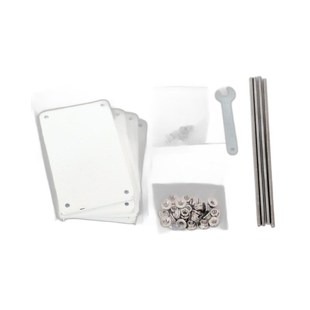 Dollhouse娃娃屋多层置物柜架实木书架简欧家具微缩模型客厅场景