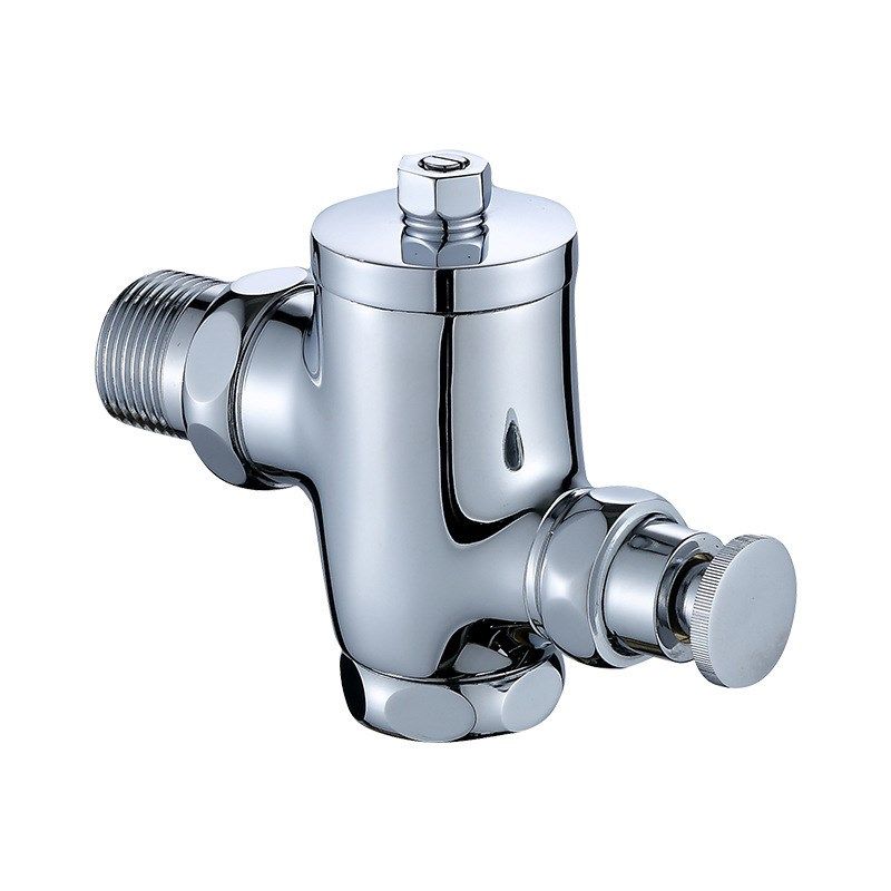 工程按钮式大便冲洗阀入墙式厕所冲洗 厂家全铜按钮入墙式冲洗阀