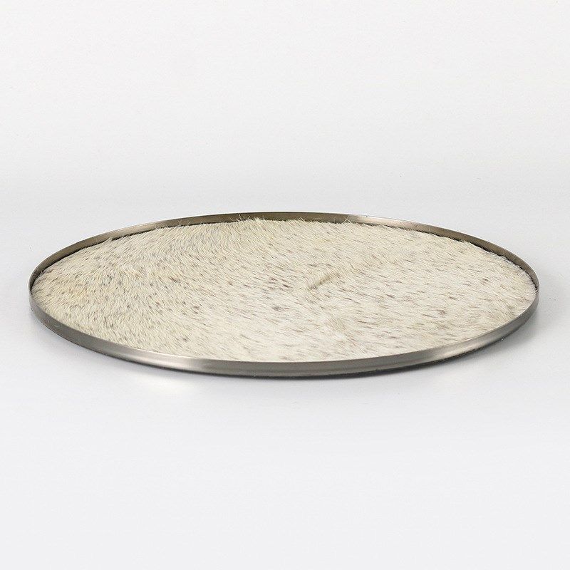 轻奢仿马毛皮革首饰收纳托盘装饰摆件样板房客厅卧室酒店家居饰品,特色手工艺,其他特色工艺品,淘宝优惠券,粉丝福利购,淘宝优惠卷