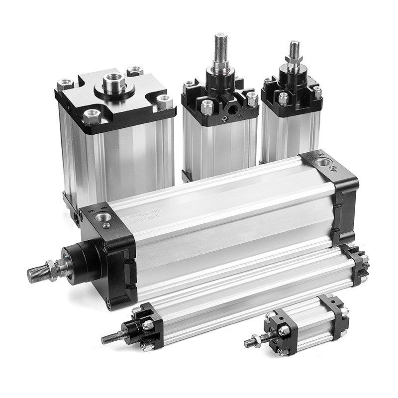 ISO-VDMA标准1320-50系列串联气缸 双倍用力镀烙活塞杆磁性气缸