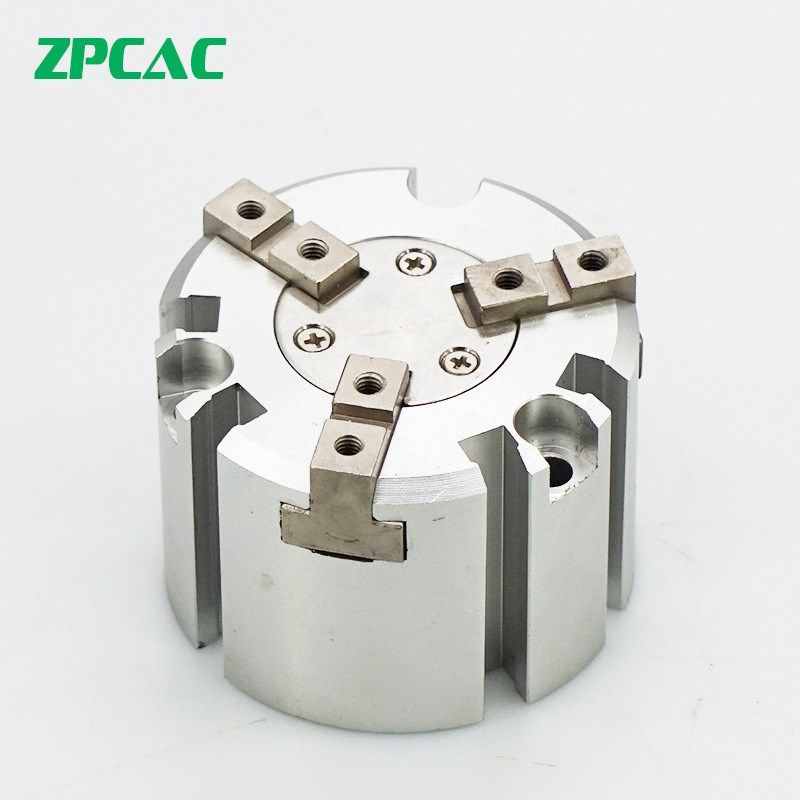 气动三爪机械手手指气缸夹爪MHS3-20D/25D/32D/40D/50D替SMC气爪