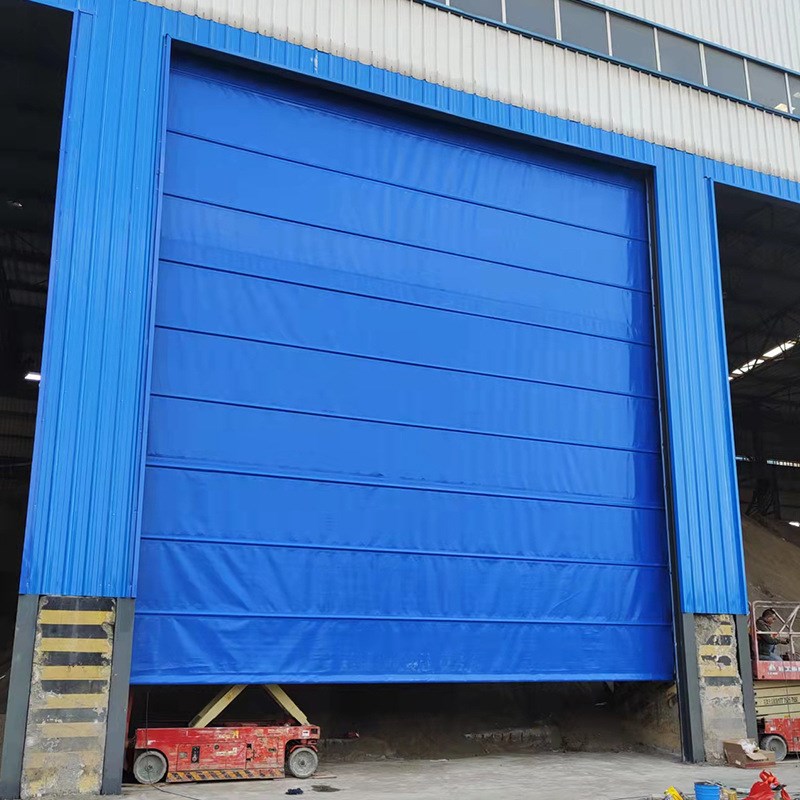 堆积门冷库保温快速门PVC软冷链物流快速卷帘门自动感应升降门
