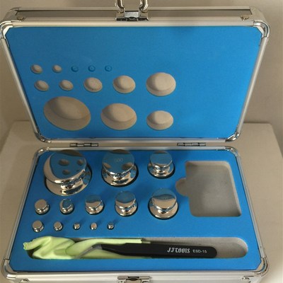 直销M1级不锈钢套装砝码1mg-200g500g盒装天平秤校准标准法码现货