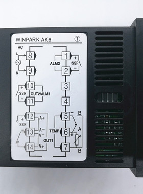 常州汇邦智能温控仪AK6-DKL110-C000R-X 继电器报警X1 CHB702 K型