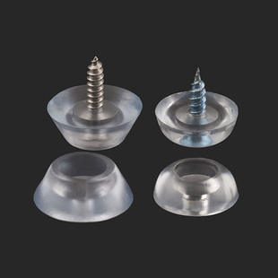 硅胶垫透明脚垫家具螺丝地脚钉软橡胶垫桌椅沙发桌腿保护垫防滑垫