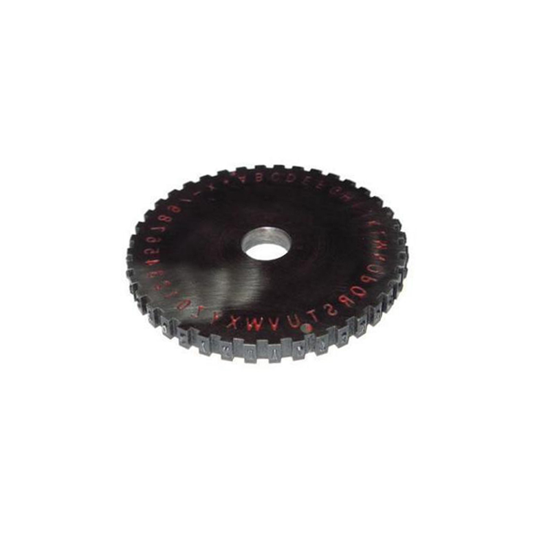 手动金属标牌打印机半自动打标机刻字盘字轮转盘字母数字符号轮盘