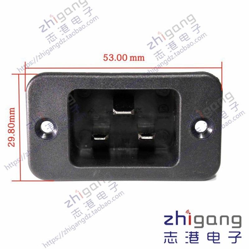 AC电源插座IEC座C20铜脚16A品字插座台湾进口荣丰SS-3A焊接4.8脚,工业油品/胶粘/化学/实验室用品,管类/试管/滴管,淘宝优惠券,粉丝福利购,淘宝优惠卷