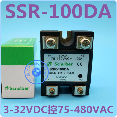 Scnulber 单相固态继电器 SSR-100DA D48100 直流控交流75-480VAC