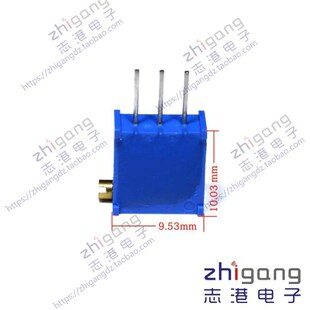 3296电位器 电阻 原装BOURNS可调电位器200K欧204型3296X00120404