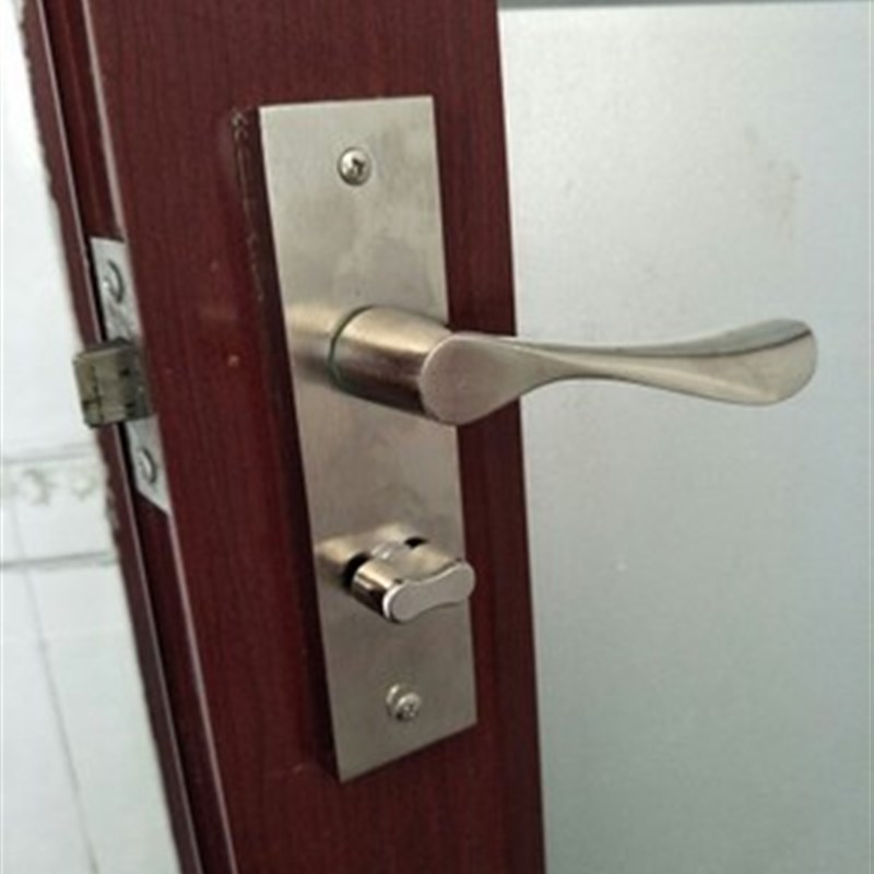 卫生间门锁室内浴室锁把手单舌锁体锁芯锁舌卫生间厕所卫浴执手锁