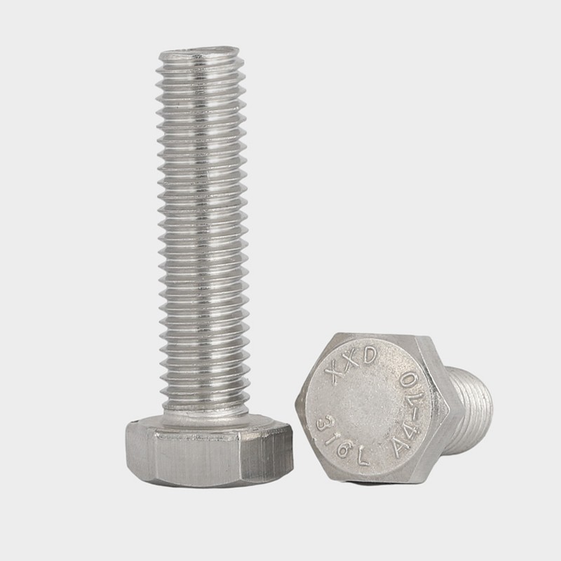 M16M20M22M24 316L不锈钢外六角螺栓外六角螺丝 */45/50/60/65/70