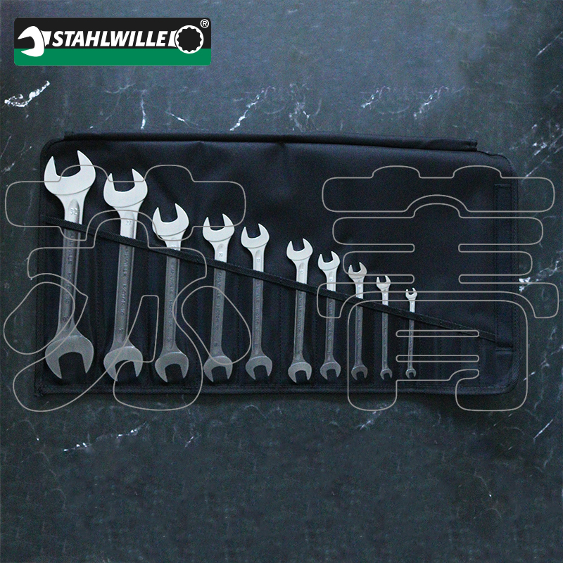 原装德国达威力STAHLWILLE双开口扳手组套10/5 10/8 10/10 10/12