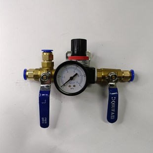 搅拌车气控箱配件水箱控制阀罐车配件水罐调压阀水箱压力表总成