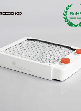 FREEZEMOD电脑水冷TSRP-WP120铜散热排烤漆白色ROHS认证紫铜翅片