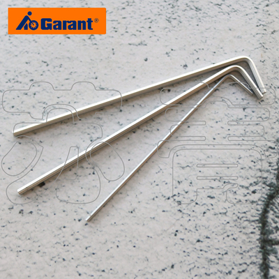 德国霍夫曼GARANT加长平头内六角扳手 带定位珠 镀铬