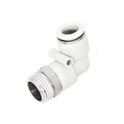 白色接头BPL4-M5 6-01 8-02 10-03 12-04 16A气管快插螺纹弯通角