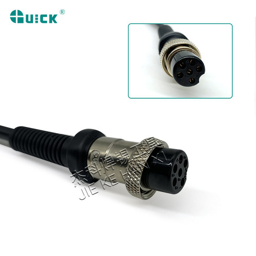 快克QUICK焊台203/204H电烙铁手柄配件203H套筒H1203发热芯传感器