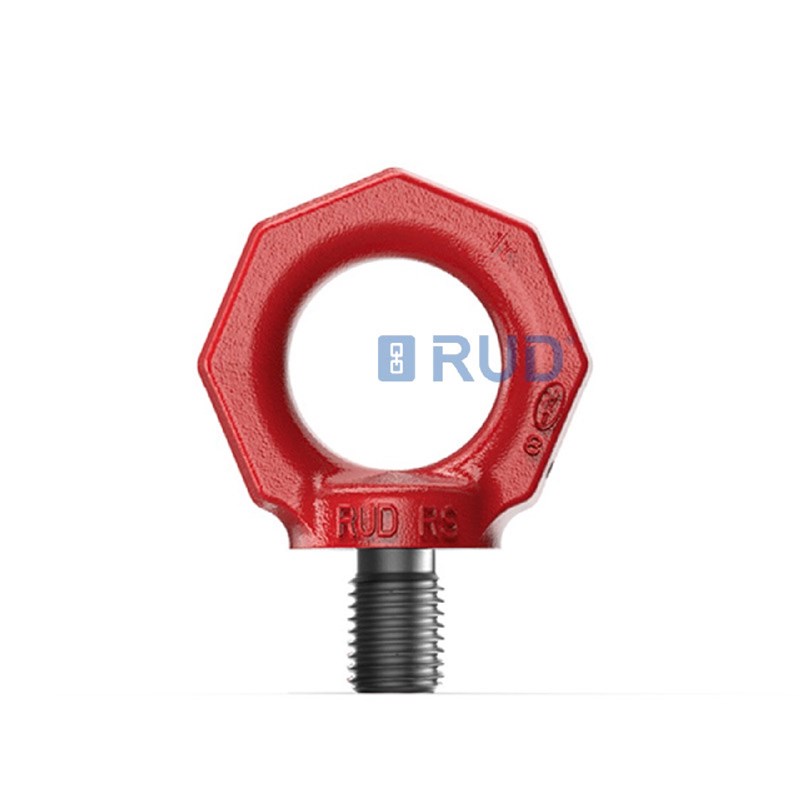 RUD德国路德吊索具RS螺栓型旋转吊环防坠落螺纹有公制惠氏粗牙等