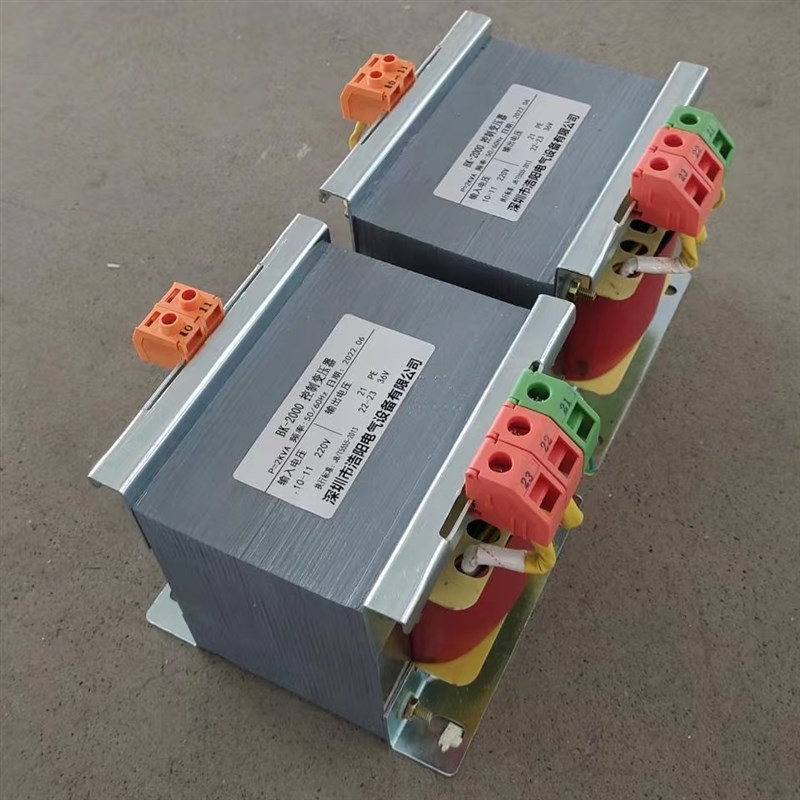 现货380v转220v变110v36v24vbk单相控制隔离变压器1kw2/3kw5.kw8k