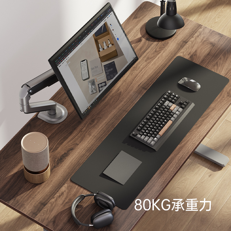 Brateck北弧电动升降桌家用办公台式电脑桌卧室学习书桌K2第二代