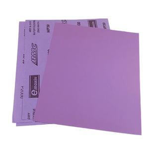 理研耐水砂纸汽车家具木器抛光打磨粗细砂纸紫色干磨砂RMC2000