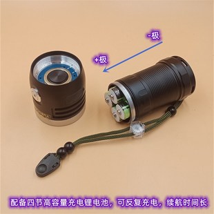 韩国首尔超120瓦加强紫光手电筒验钞机紫外线365nm荧光灯鉴定钱币