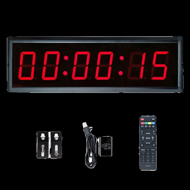 led电子计时器比赛演讲分秒倒计时正倒循环竞技计时提醒时钟秒表