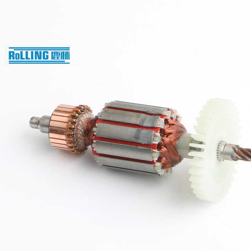 永康6A6齿手电钻转子6齿电钻转子国产手电钻