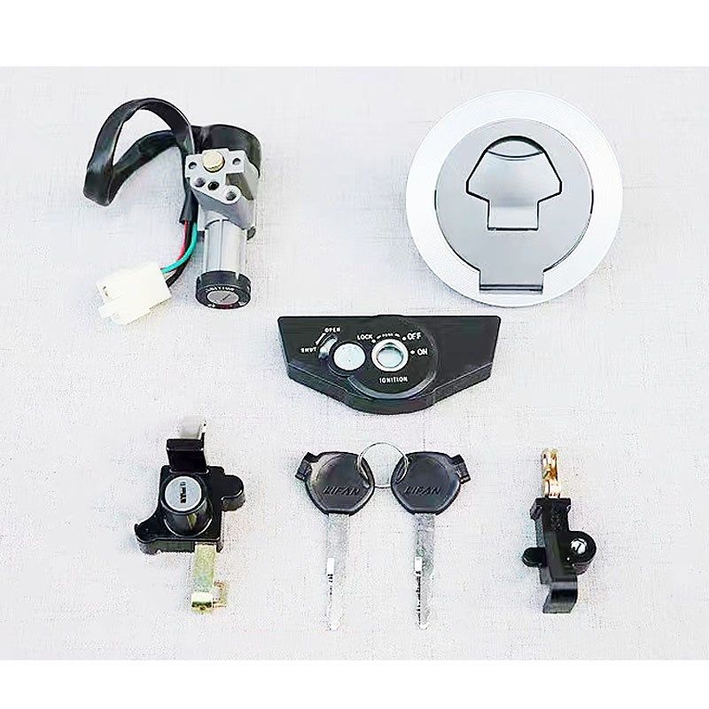 适用力帆摩托车KP150/KP150F LF150-10B/10F钥匙套锁电门锁油箱盖