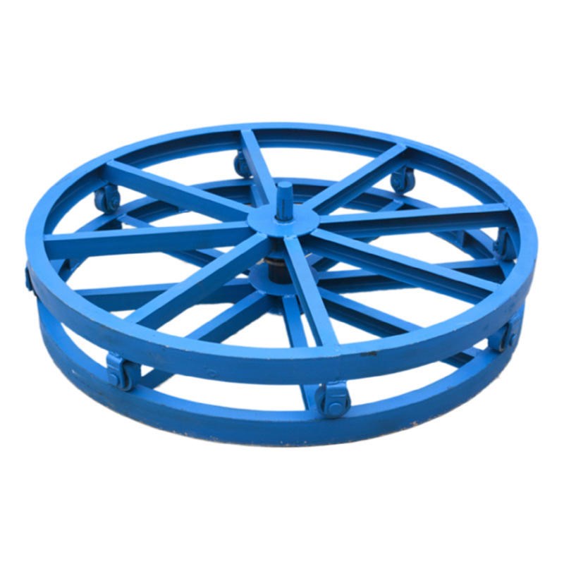 电缆放线盘 槽钢带可带刹车放线盘 施工放线架卧式圆盘光缆放