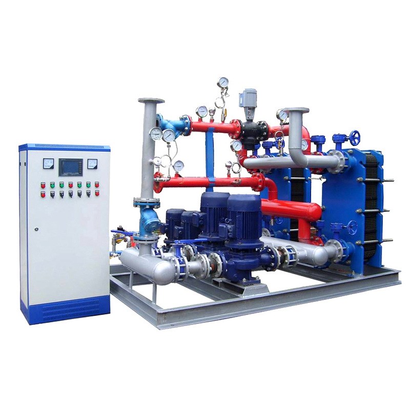 工厂学校用板式换热机组工业热水板式交换器浴池锅炉散热器换热器