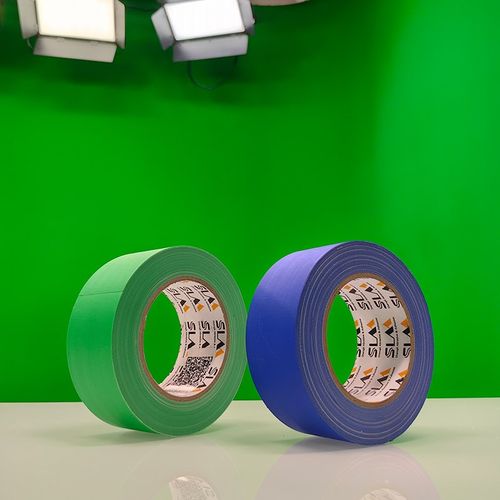 25米进口抠像专用胶带蓝箱绿箱修补胶带布基胶带清理抠像重叠大力
