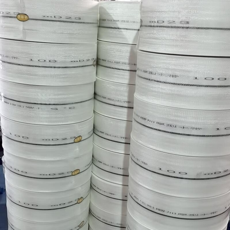 丰稚编织水带灌溉输水带高压涤纶编织水带四寸口径100mm100米