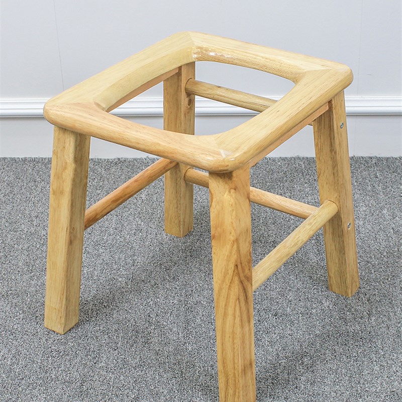 坐便椅残疾人老人大便器孕妇蹲便椅实木厕所凳加V固结实坐便凳子